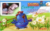Convite Galinha Pintadinha com foto 15X21cm