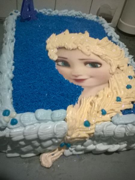 Bolo Frozen - Elsa